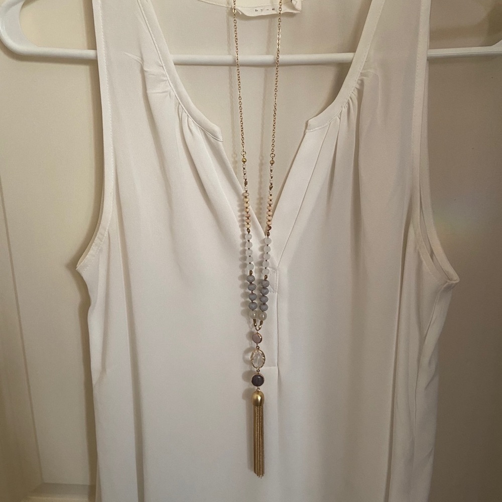Loft Stone Tassel Necklace